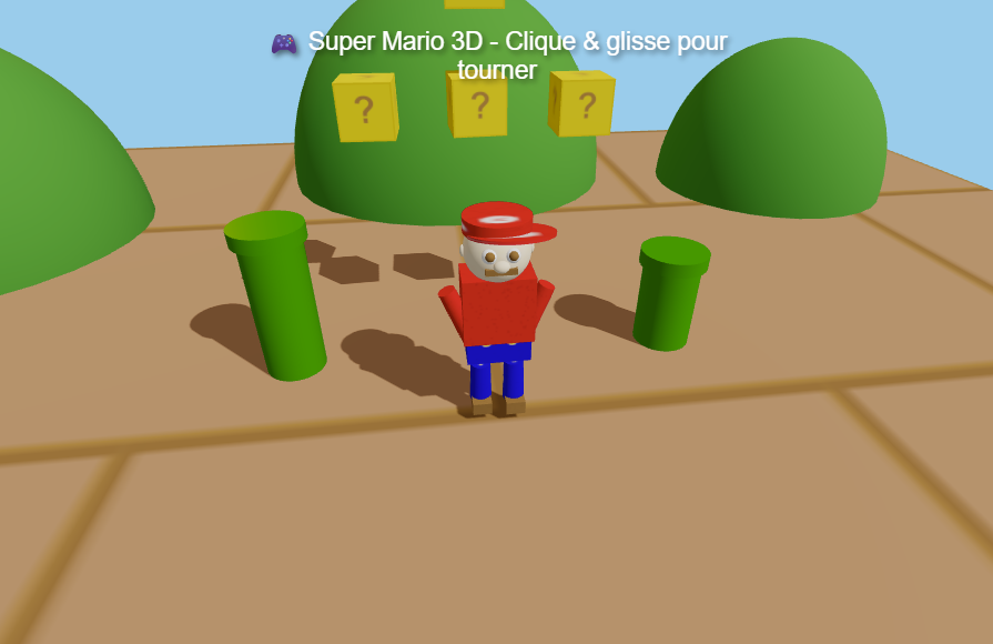 Illustration of the generated 3D Mario
